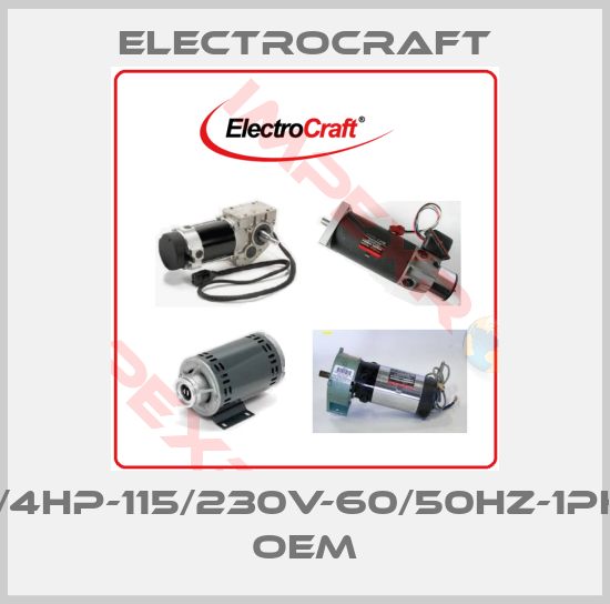 ElectroCraft-1/4HP-115/230V-60/50HZ-1PH OEM