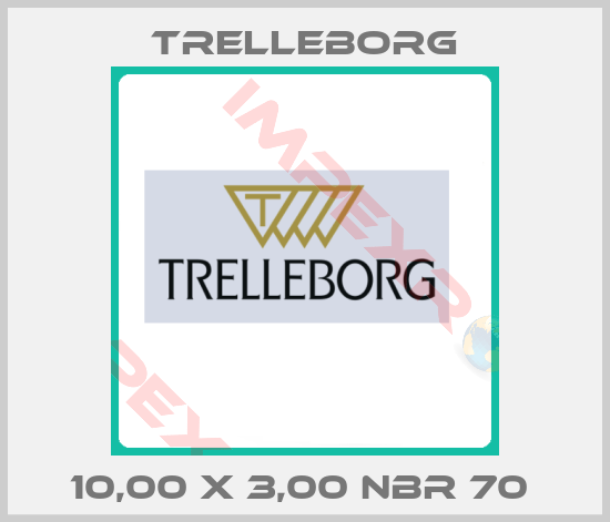 Trelleborg-10,00 X 3,00 NBR 70 