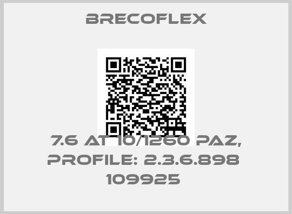 Brecoflex-7.6 AT 10/1260 PAZ, PROFILE: 2.3.6.898  109925 