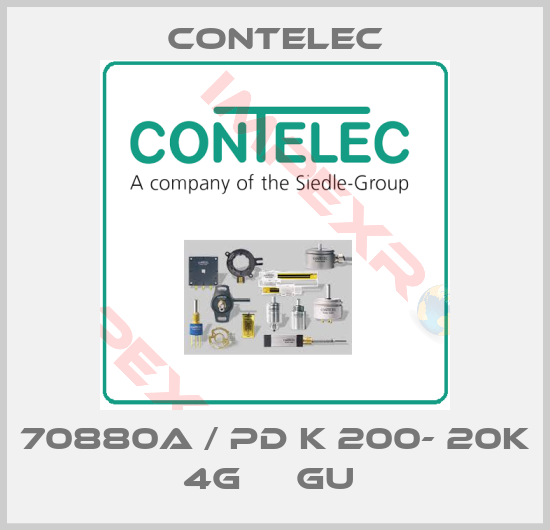 Contelec-70880A / PD K 200- 20K 4G     GU 
