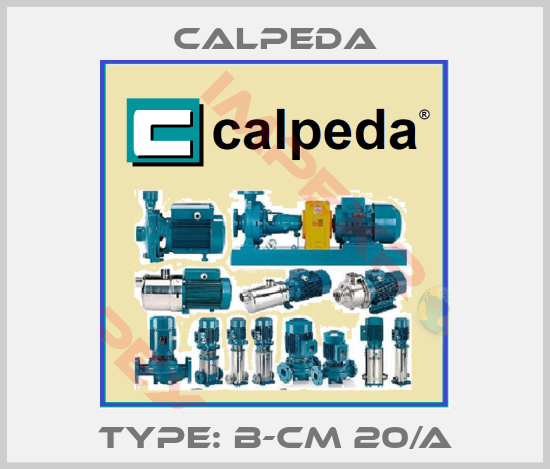 Calpeda-Type: B-CM 20/A
