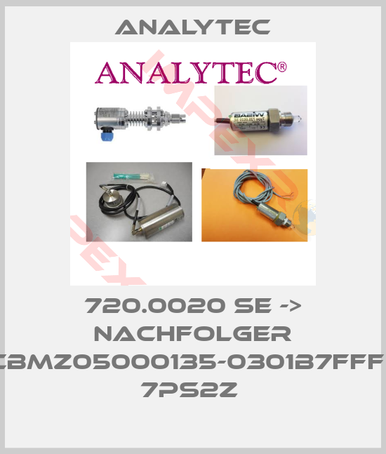 Analytec-720.0020 SE -> Nachfolger OLS-CBMZ05000135-0301B7FFFFDM3 7PS2Z 