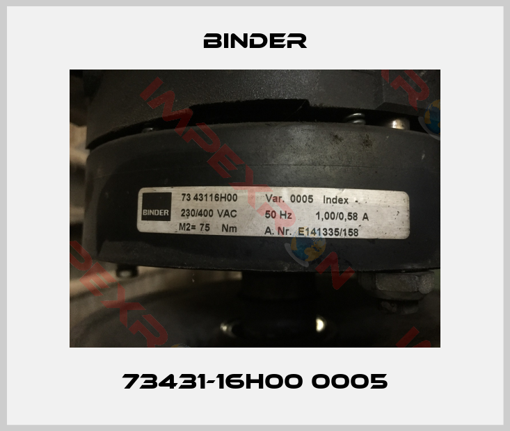 Binder-73431-16H00 0005