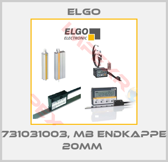 Elgo-731031003, MB ENDKAPPE 20MM 