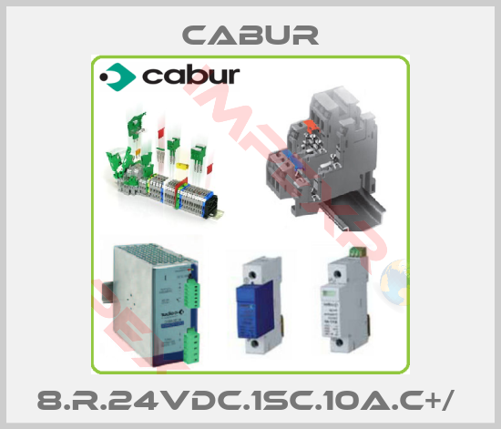 Cabur-8.R.24VDC.1SC.10A.C+/ 
