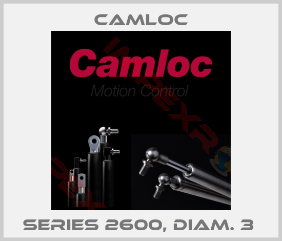 Camloc-Series 2600, diam. 3 