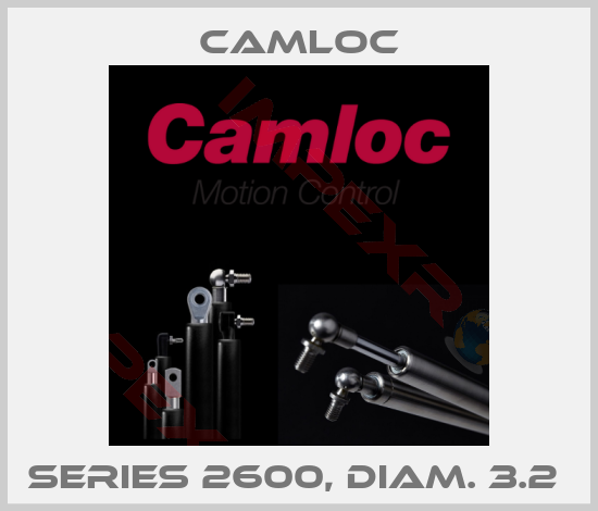 Camloc-Series 2600, diam. 3.2 
