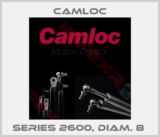 Camloc-Series 2600, diam. 8 