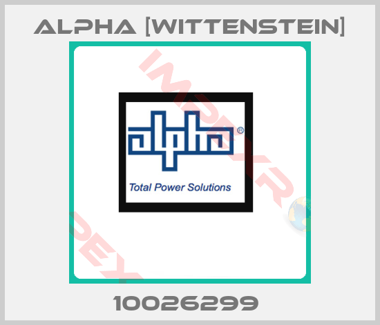 Alpha [Wittenstein]-10026299 