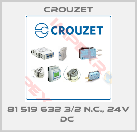 Crouzet-81 519 632 3/2 N.C., 24V DC 