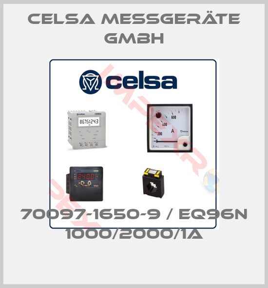 CELSA MESSGERÄTE GMBH-70097-1650-9 / EQ96n 1000/2000/1A