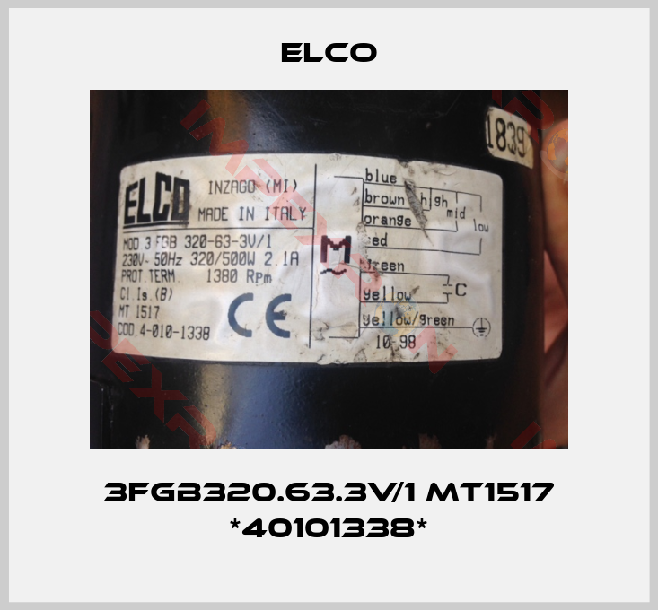 Elco-3FGB320.63.3V/1 MT1517 *40101338*