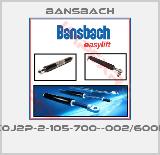 Bansbach-K0J2P-2-105-700--002/600N 