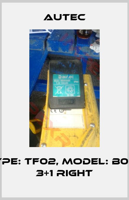 Autec-Type: TF02, model: B07C 3+1 RIGHT