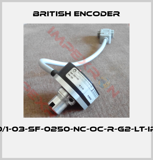 British Encoder-260/1-03-SF-0250-NC-OC-R-G2-LT-IP64 