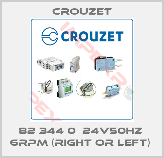 Crouzet-82 344 0  24V50Hz  6rpm (right or left) 