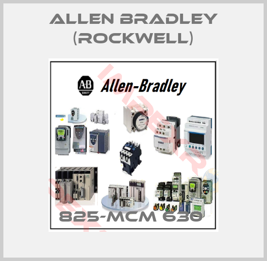 Allen Bradley (Rockwell)-825-MCM 630 