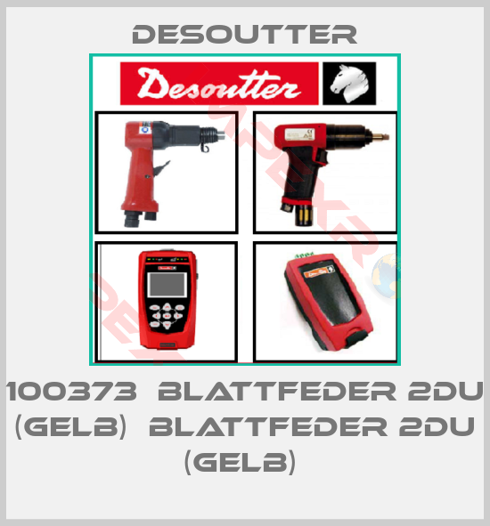 Desoutter-100373  BLATTFEDER 2DU (GELB)  BLATTFEDER 2DU (GELB) 