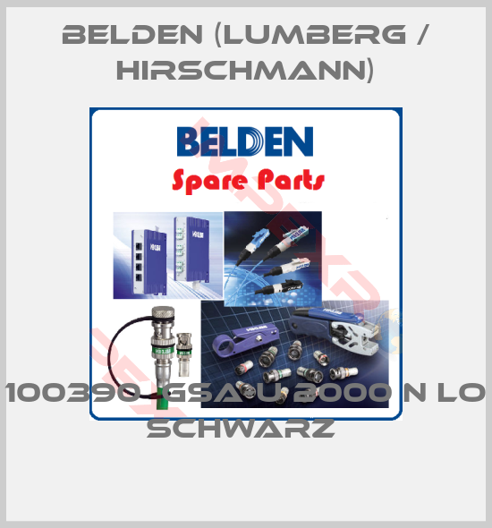 Belden (Lumberg / Hirschmann)-100390  GSA-U 2000 N LO SCHWARZ 