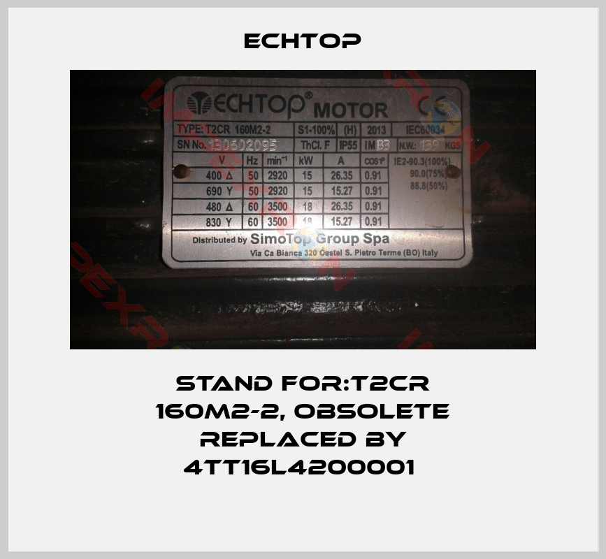 SIMOTOP / Techtop-Stand For:T2CR 160M2-2, obsolete replaced by 4TT16L4200001 