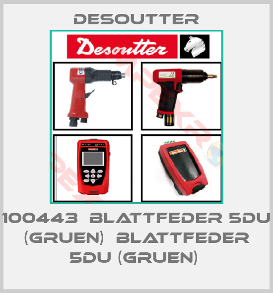 Desoutter-100443  BLATTFEDER 5DU (GRUEN)  BLATTFEDER 5DU (GRUEN) 