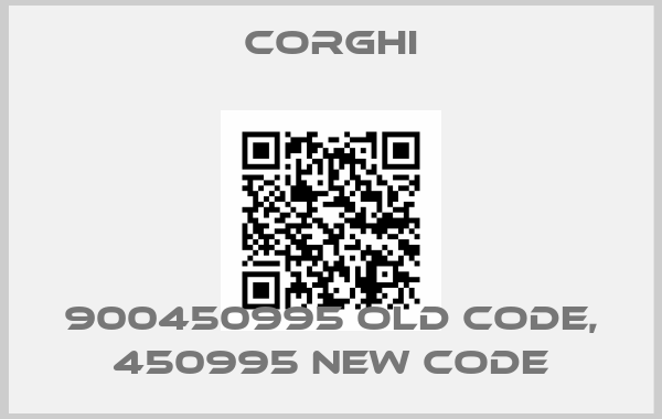 Corghi-900450995 old code, 450995 new code