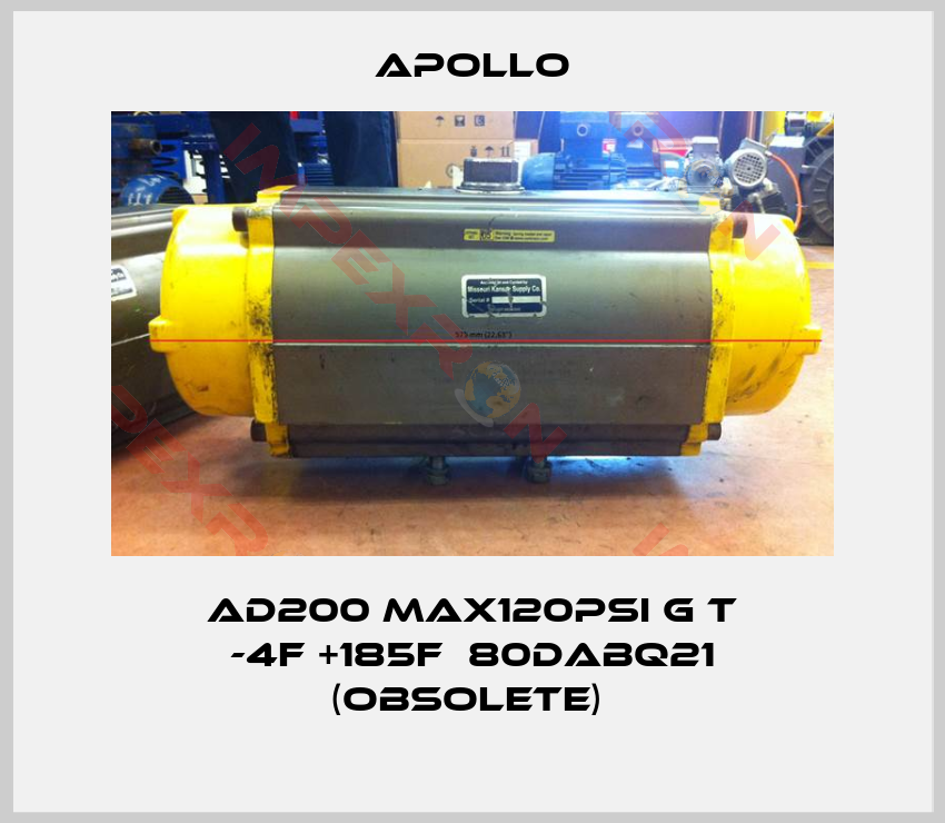 Apollo-AD200 max120PSI G T -4F +185F  80DABQ21 (obsolete) 
