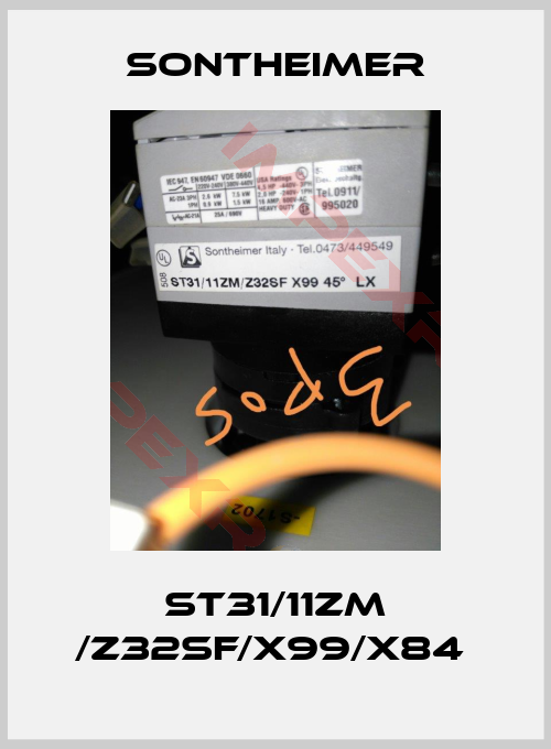 Sontheimer-ST31/11ZM /Z32SF/X99/X84 