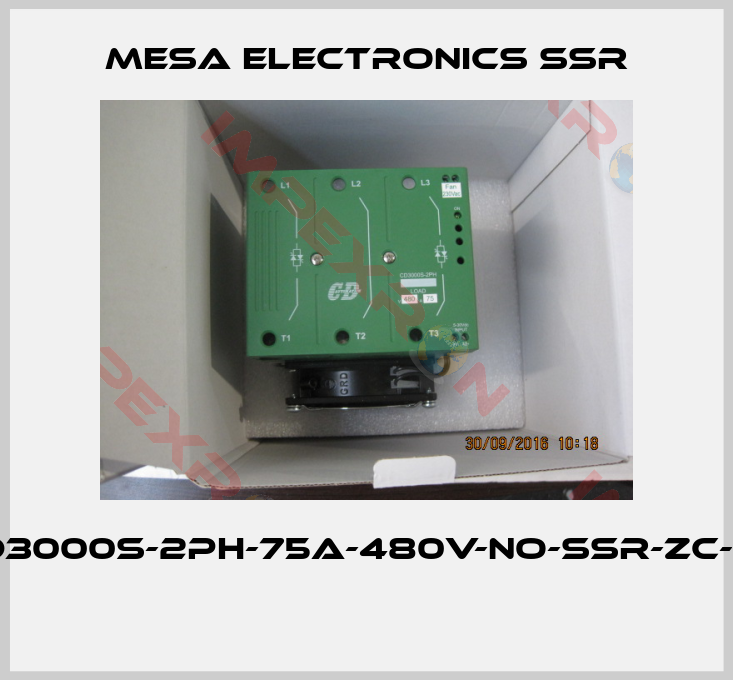 CD AUTOMATION-CD3000S-2PH-75A-480V-NO-SSR-ZC-NF 