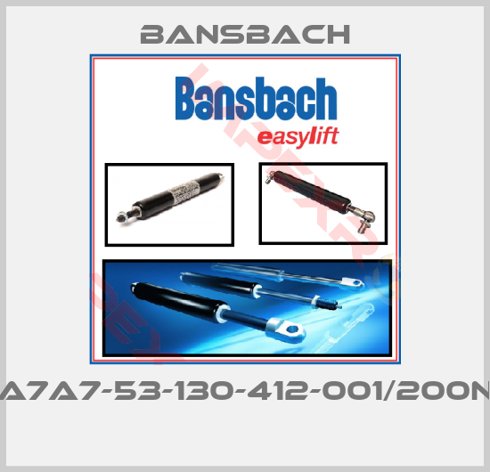 Bansbach-A7A7-53-130-412-001/200N 