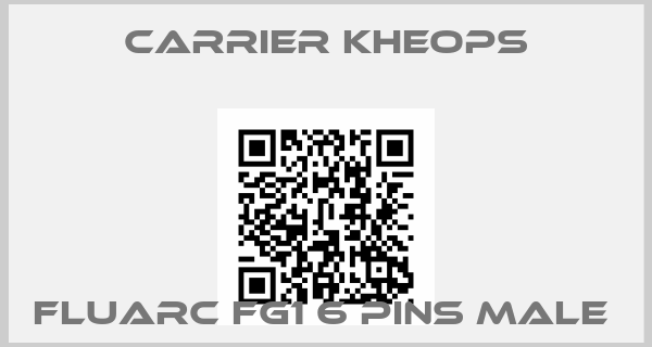 Carrier Kheops- Fluarc FG1 6 Pins Male 