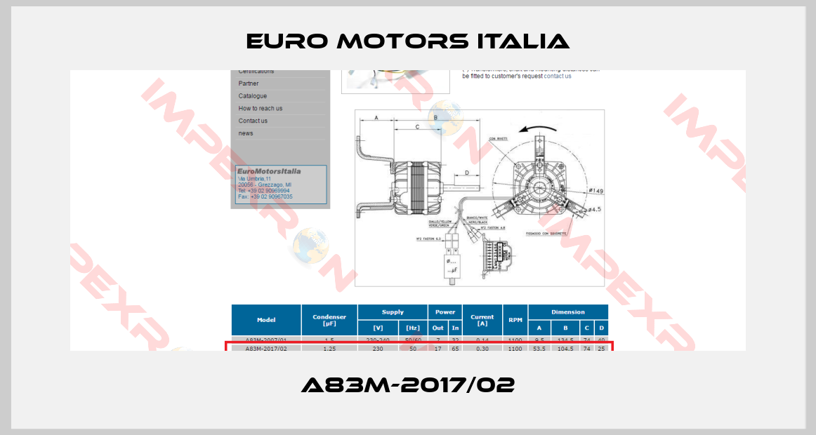 Euro Motors Italia-A83M-2017/02