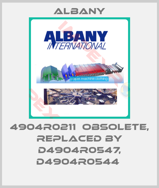 Albany-4904R0211  obsolete, replaced by D4904R0547, D4904R0544 