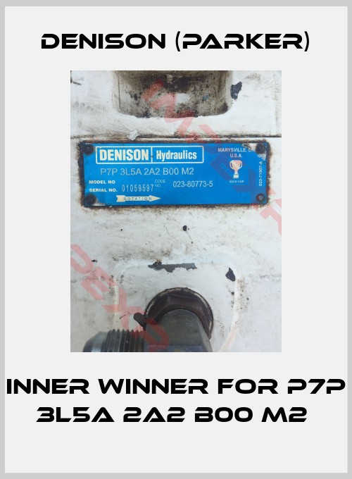 Denison (Parker)-Inner winner for P7P 3L5A 2A2 B00 M2 