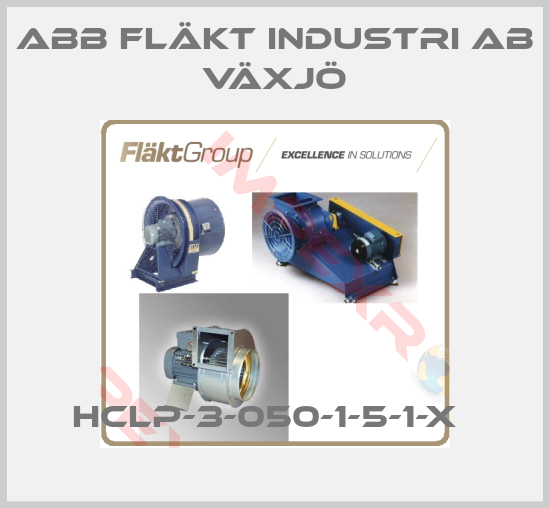 ABB Fläkt industri AB Växjö-HCLP-3-050-1-5-1-X  