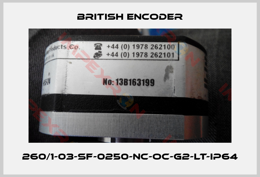 British Encoder-260/1-03-SF-0250-NC-OC-G2-LT-IP64