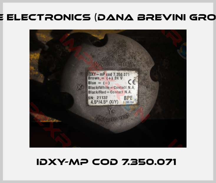 BPE Electronics (Dana Brevini Group)-IDXY-mP cod 7.350.071 