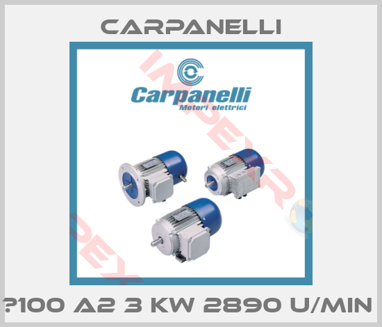 Carpanelli-М100 a2 3 kw 2890 U/Min 