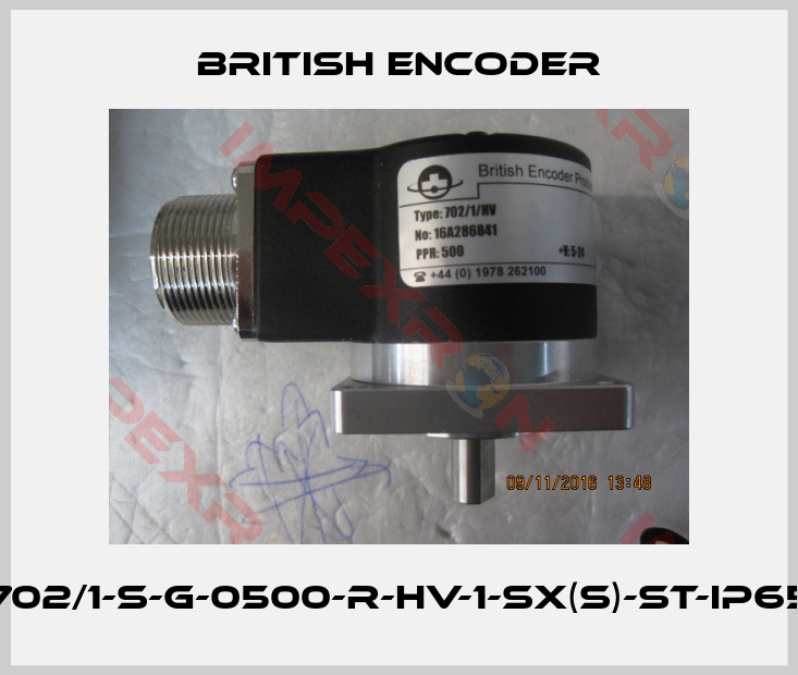 British Encoder-702/1-S-G-0500-R-HV-1-SX(S)-ST-IP65