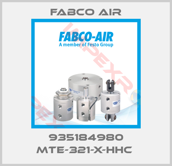 Fabco Air-935184980 MTE-321-X-HHC 