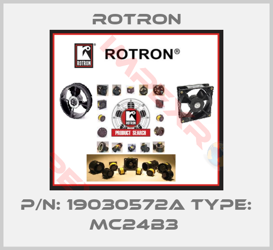 Rotron-P/N: 19030572A Type: MC24B3 