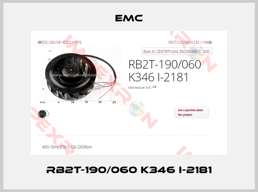 Emc-RB2T-190/060 K346 I-2181