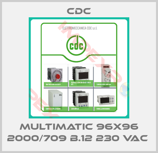 CDC-Multimatic 96X96 2000/709 B.12 230 VAC 
