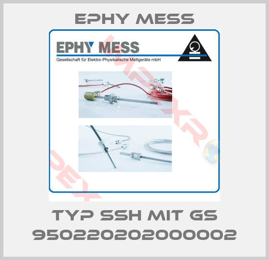 Ephy Mess-Typ SSH mit GS 950220202000002