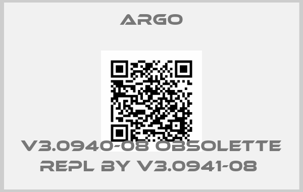 Argo-V3.0940-08 obsolette repl by V3.0941-08 