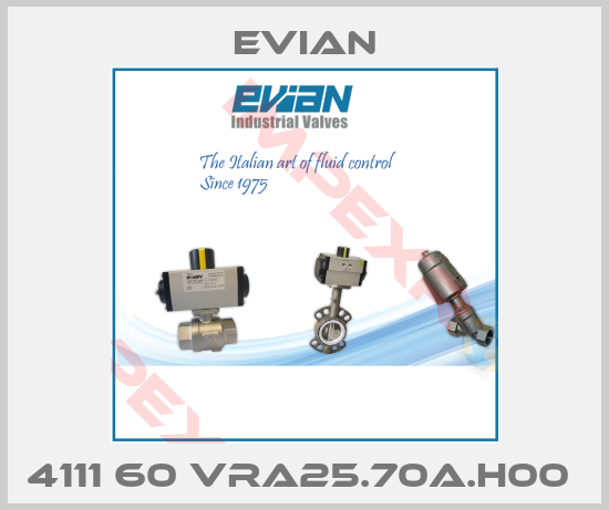 Evian- 4111 60 VRA25.70A.H00 