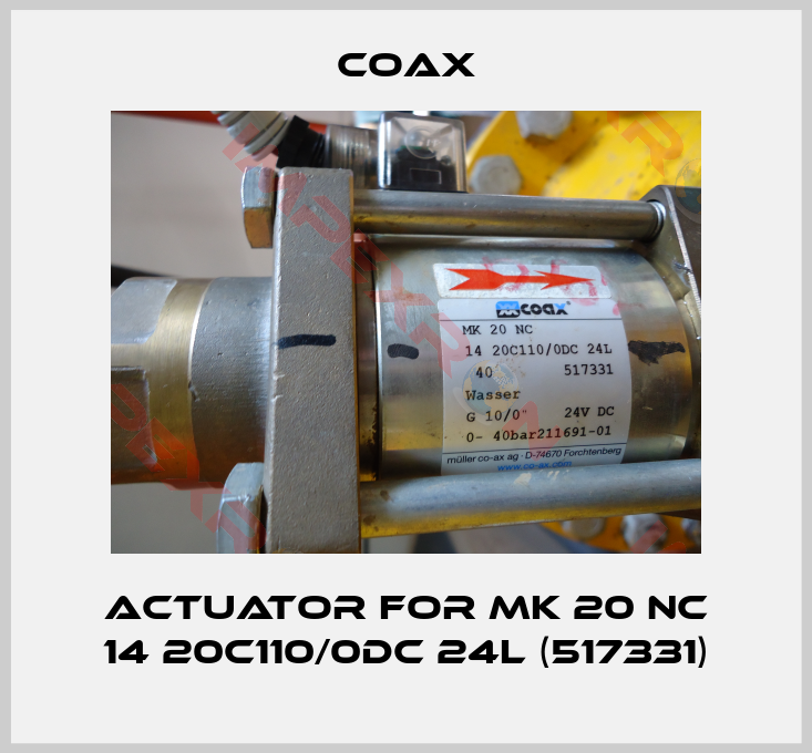 Coax-Actuator for MK 20 NC  14 20C110/0DC 24L (517331)