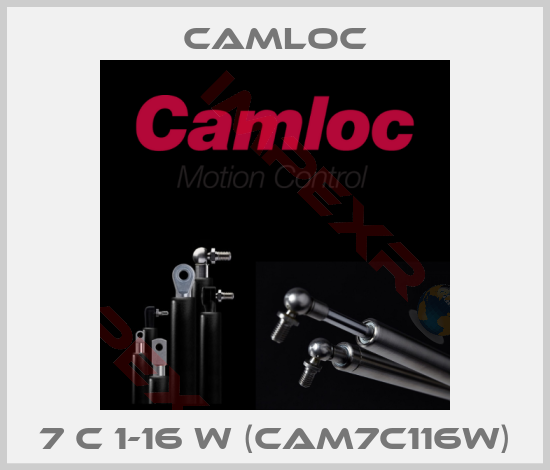 Camloc-7 C 1-16 W (cam7c116W)