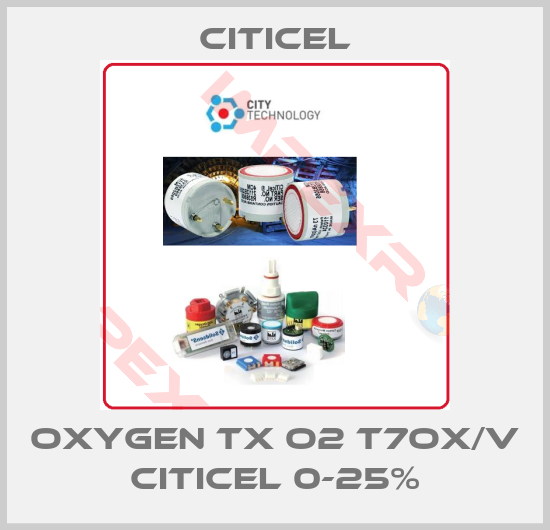 Citicel-Oxygen Tx O2 T7OX/V CiTiceL 0-25%
