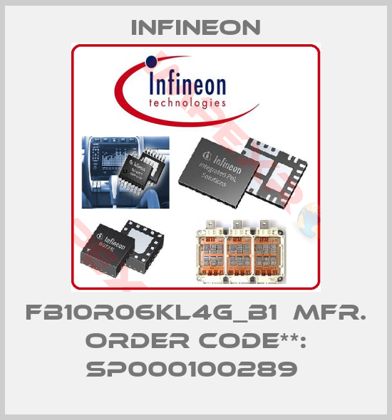 Infineon-FB10R06KL4G_B1  Mfr. Order Code**: SP000100289 